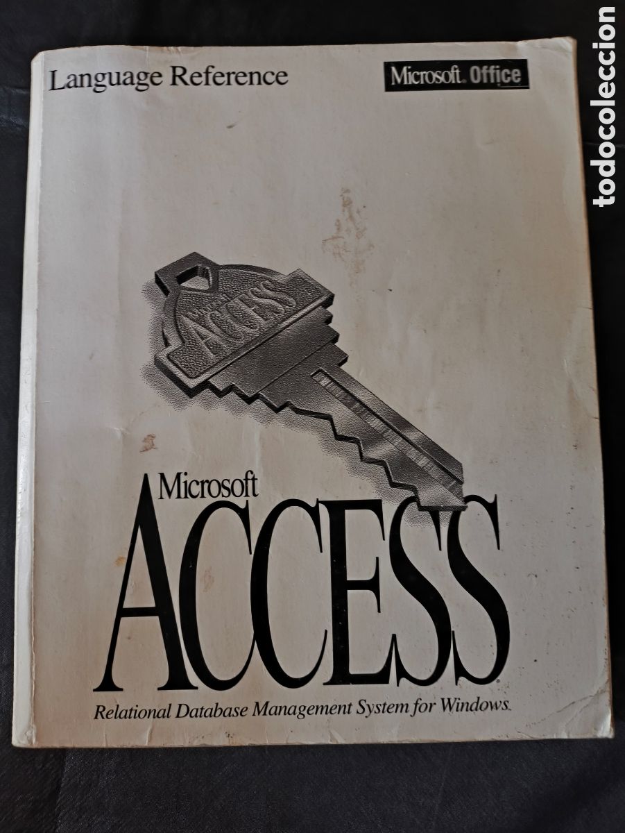 Libros de segunda mano: Manual Microsoft Access Language Reference (1994). Access 2.0. Retroinform&aacute;tica Vintage. - Foto 1