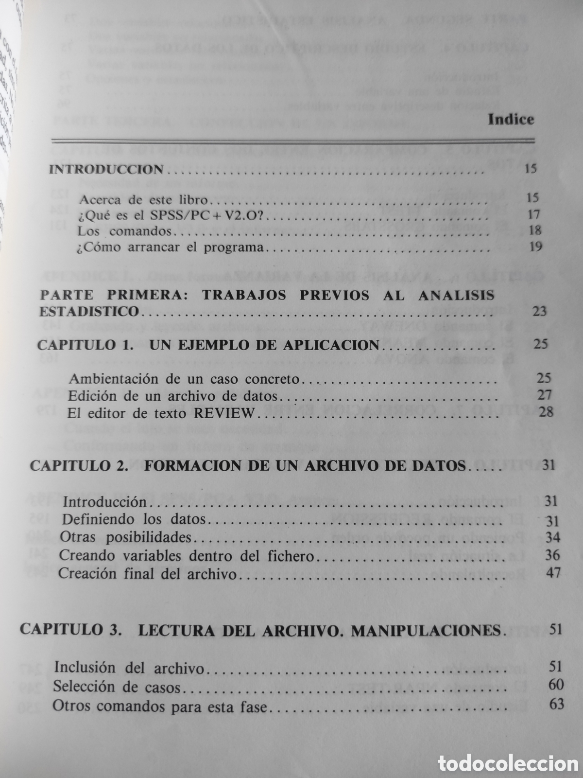 Libros de segunda mano: Domine el SPSS PC+ V. Manzano - Foto 4