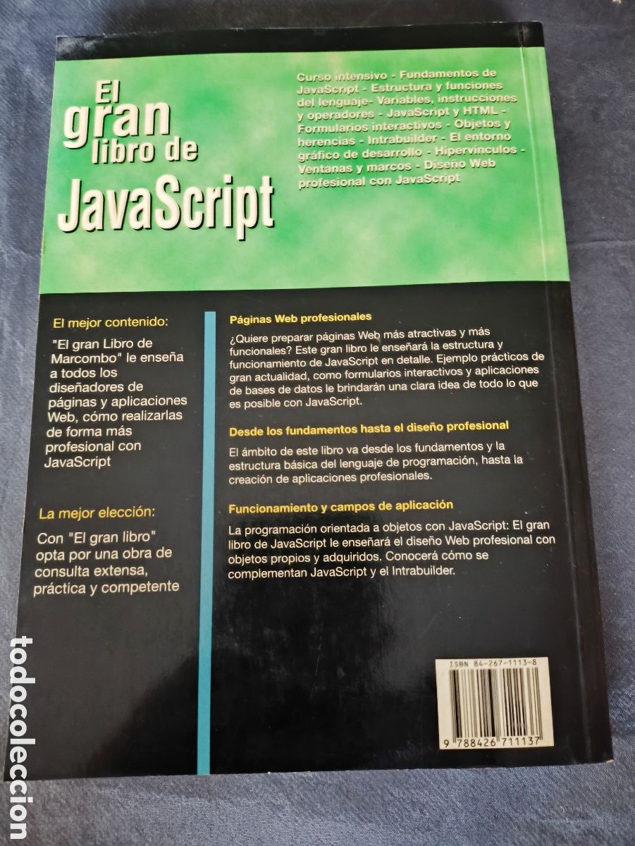 Libros de segunda mano: El Gran Libro de JavaScript - Rainer Kolbeck - Marcombo Data Becker 1997 - Sin Uso - Inform&aacute;tica - Foto 3