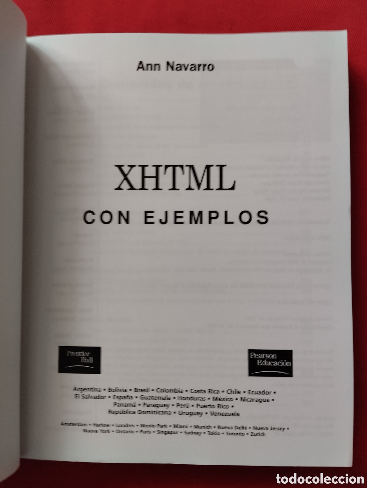 Libros de segunda mano: XHTML CON EJEMPLOS. PRIMERA EDICI&Oacute;N 2001. PRENTICE HALL. - Foto 3
