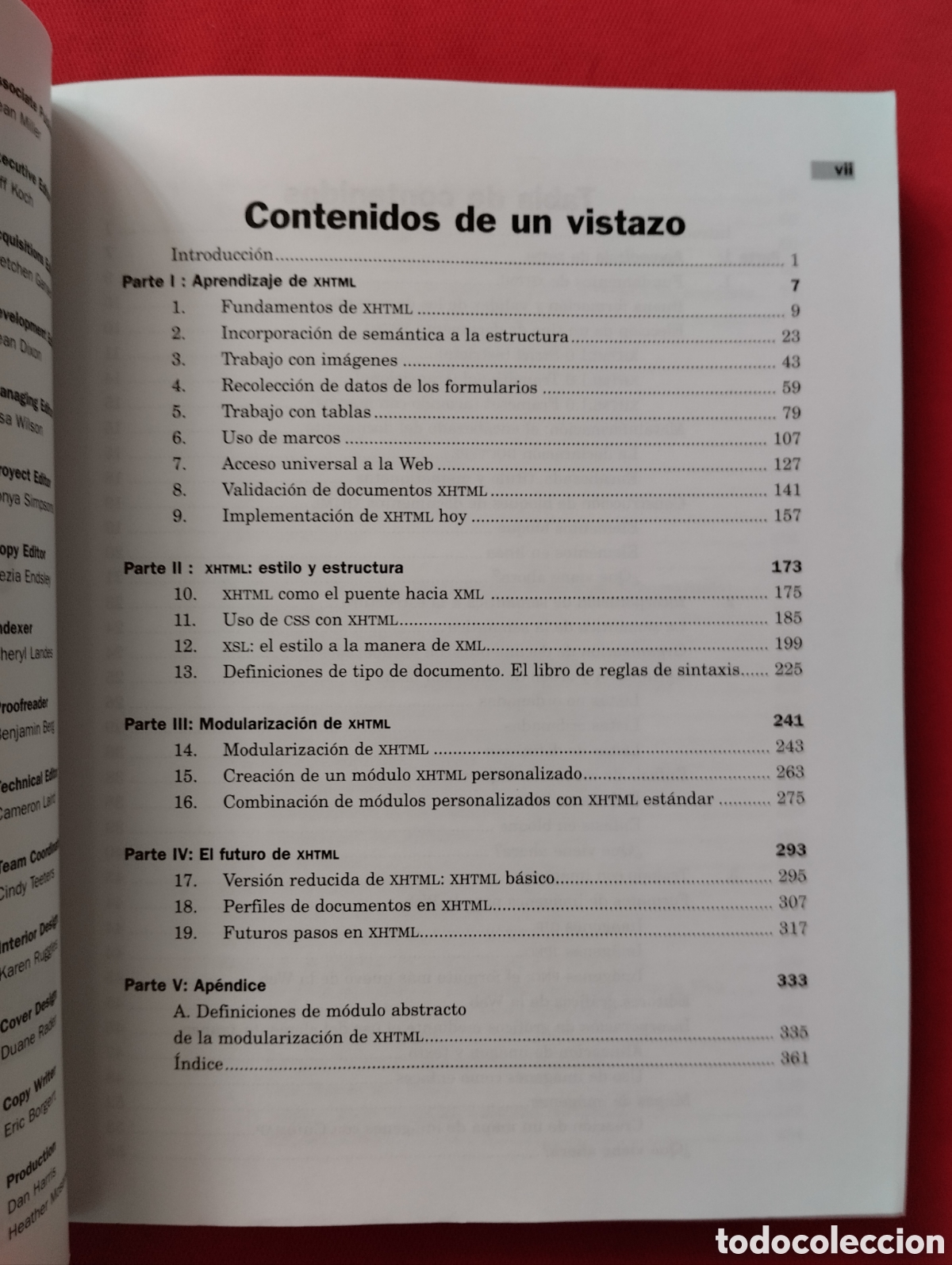 Libros de segunda mano: XHTML CON EJEMPLOS. PRIMERA EDICI&Oacute;N 2001. PRENTICE HALL. - Foto 4