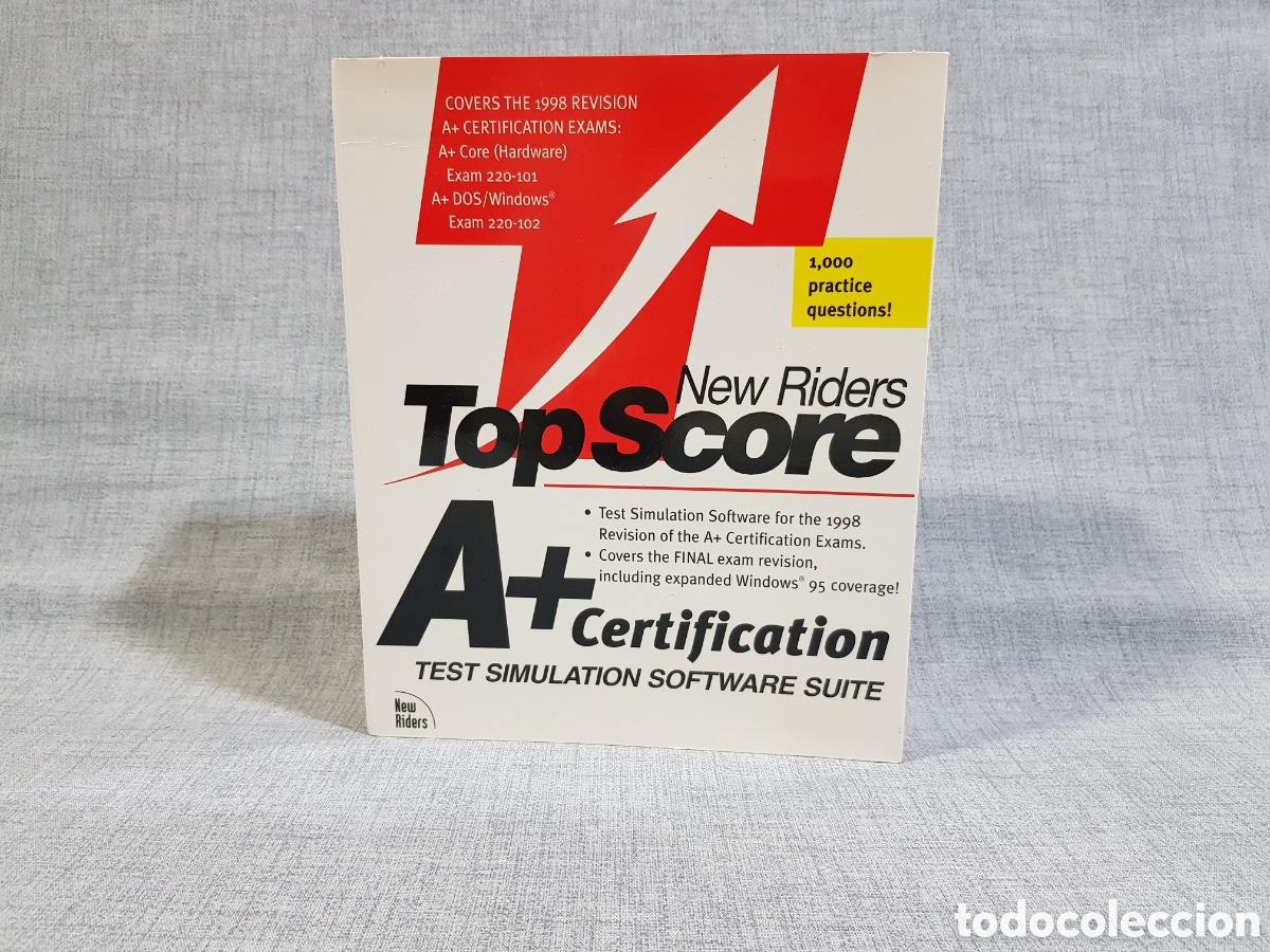 Libros de segunda mano: PAQUETE DE FORMACI&Oacute;N A+ CERTIFICATION TEST SIMULATION SOFTWARE SUITE BERKEL NEW RIDERS TOP SCORE. - Foto 1