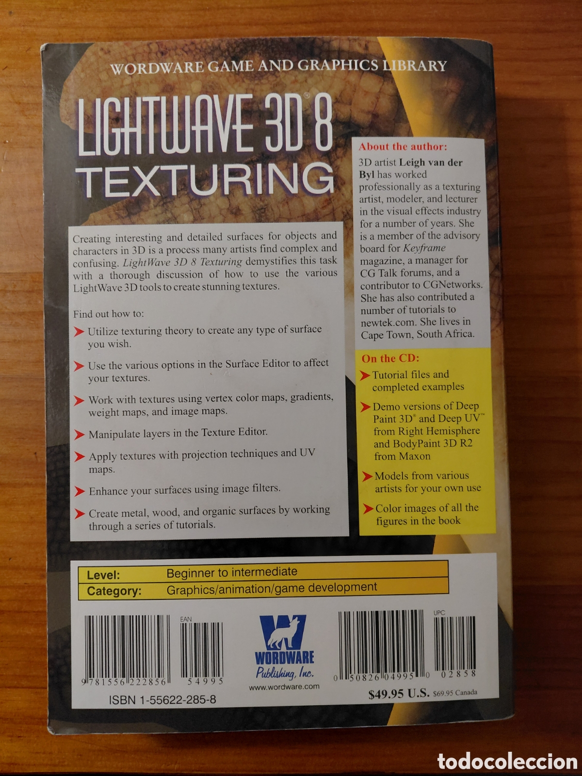 Libros de segunda mano: Lightwave 3D 8. Texturing con CD-ROM - Leigh van der Byl - Wordware Publishing, 2004 - Foto 2