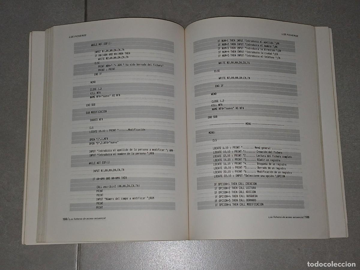 Libros de segunda mano: Libro. Turbo-basic (programaci&oacute;n), Patrice Bihan Paraninfo - Foto 7