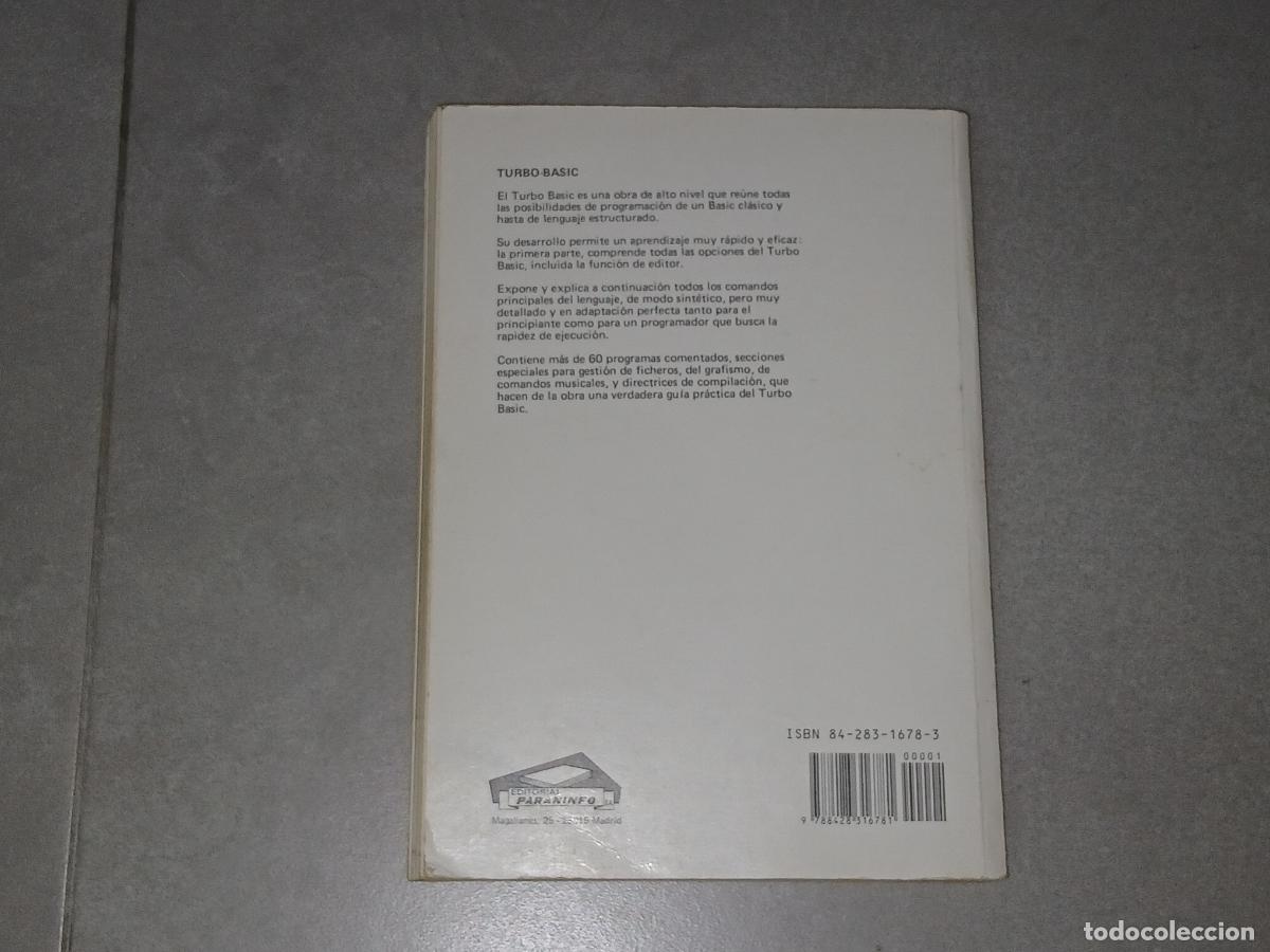 Libros de segunda mano: Libro. Turbo-basic (programaci&oacute;n), Patrice Bihan Paraninfo - Foto 8