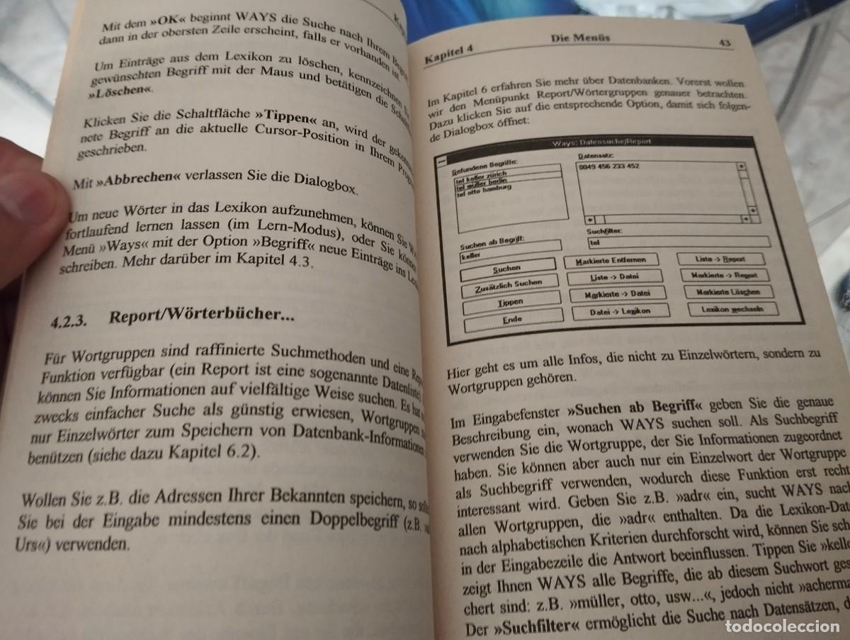Libros de segunda mano: HANDBUCH HIGHSCREEN WAYS FOR WINDOWS WAYS 2 FOR WINDOWS WAYS &Ouml;FFNET WEGE 1992 EN ALEM&Aacute;N - Foto 4