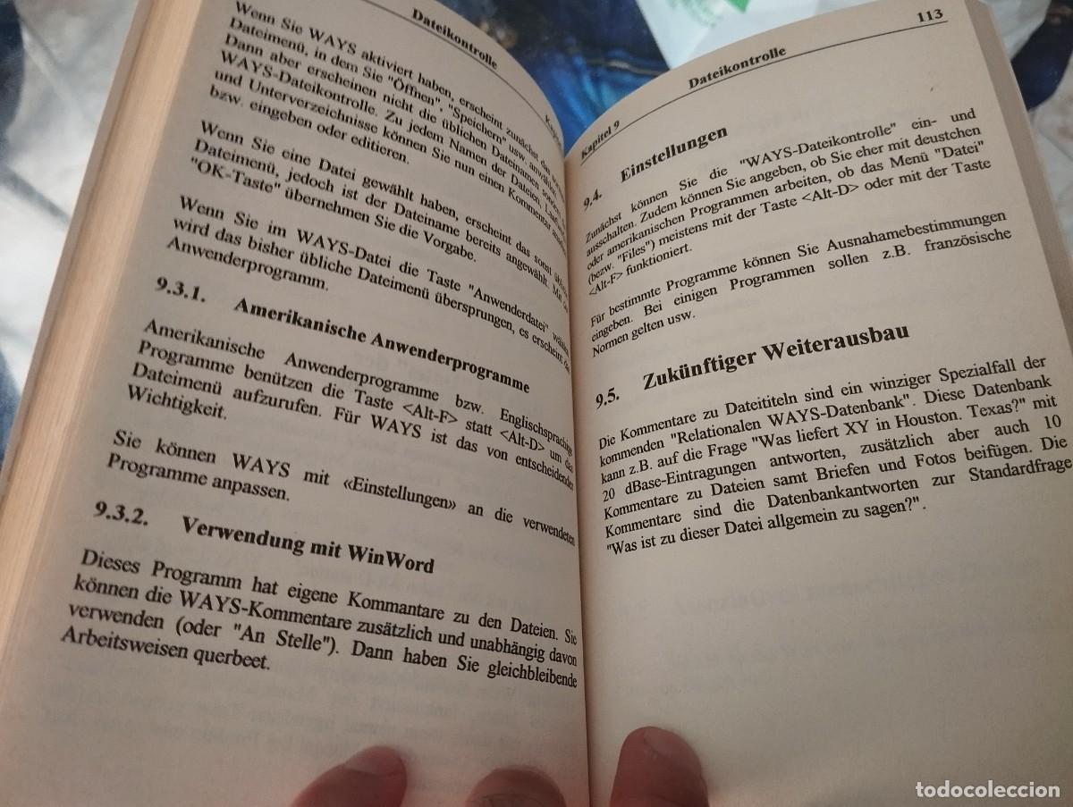 Libros de segunda mano: HANDBUCH HIGHSCREEN WAYS FOR WINDOWS WAYS 2 FOR WINDOWS WAYS &Ouml;FFNET WEGE 1992 EN ALEM&Aacute;N - Foto 5