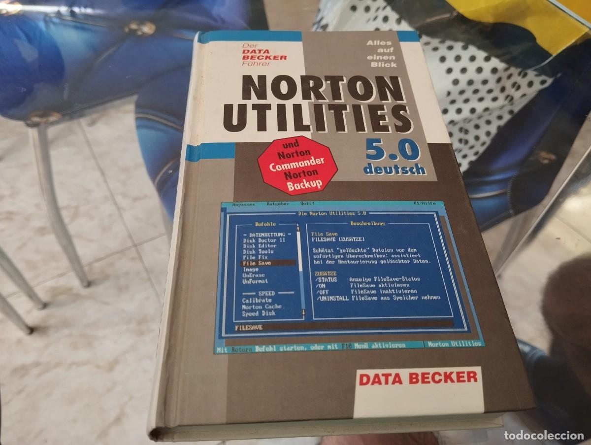 Libros de segunda mano: NORTON UTILITIES 5.0 DEUTSCH LIBRO EN ALEM&Aacute;N 1991 - Foto 1