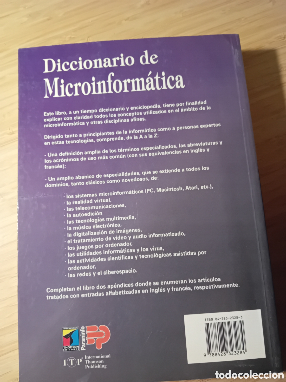 Libros de segunda mano: Diccionario de microinform&aacute;tica - Virga y Mesters (Paraninfo 1997) - Foto 2