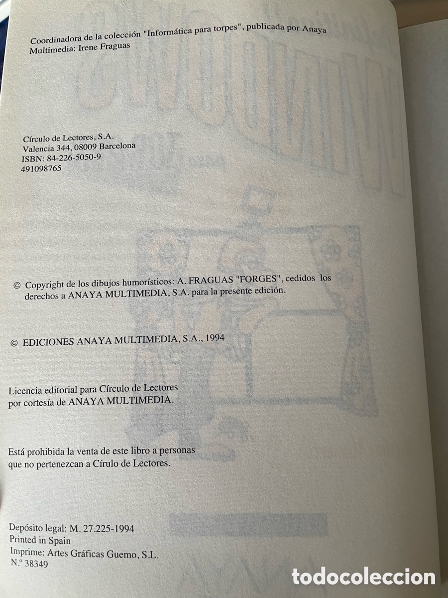 Libros de segunda mano: Windows 3.1 para torpes &middot; Inform&aacute;tica definitiva (1994) - Foto 6