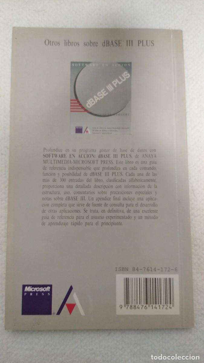 Libros de segunda mano: dBASE III plus - guia alfab&eacute;tica. - Foto 2