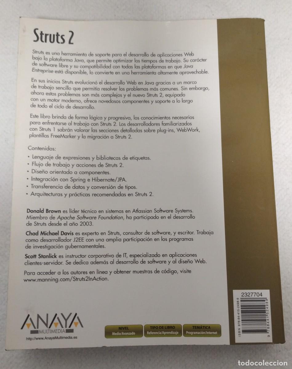 Libros de segunda mano: Struts 2 - Anaya - 2009. - Foto 2