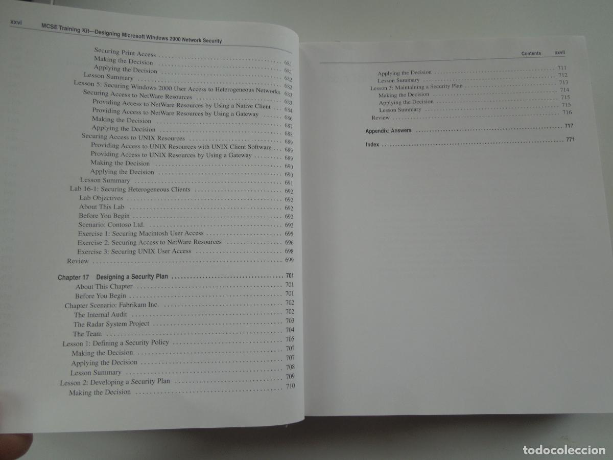 Libros de segunda mano: MCSE- Designing Microsoft Windows 2000 Network Security-BRIAN KOMAR -2001 -MICROSOFT - Foto 3