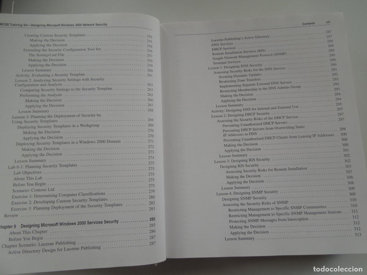 Libros de segunda mano: MCSE- Designing Microsoft Windows 2000 Network Security-BRIAN KOMAR -2001 -MICROSOFT - Foto 10