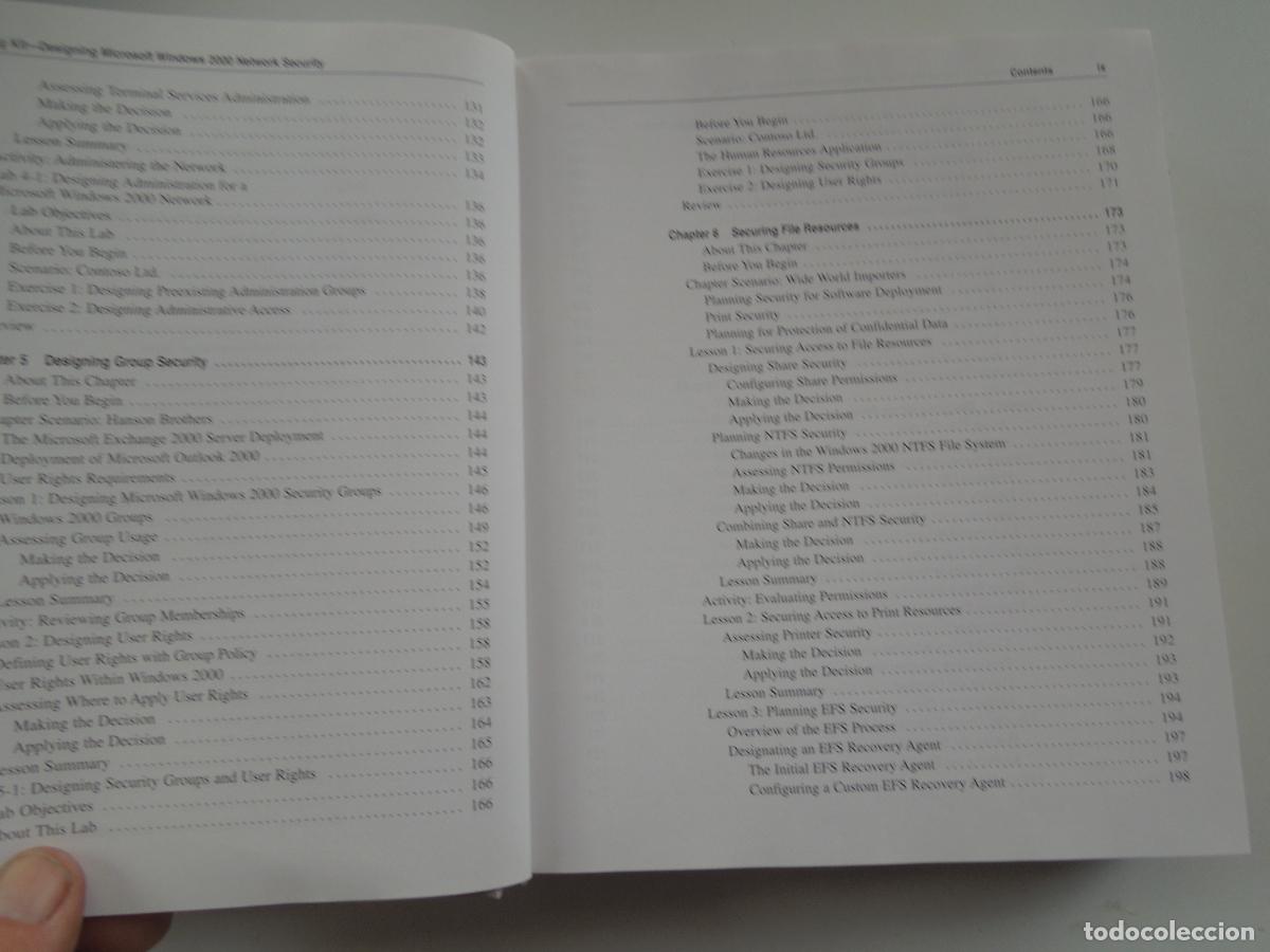 Libros de segunda mano: MCSE- Designing Microsoft Windows 2000 Network Security-BRIAN KOMAR -2001 -MICROSOFT - Foto 12