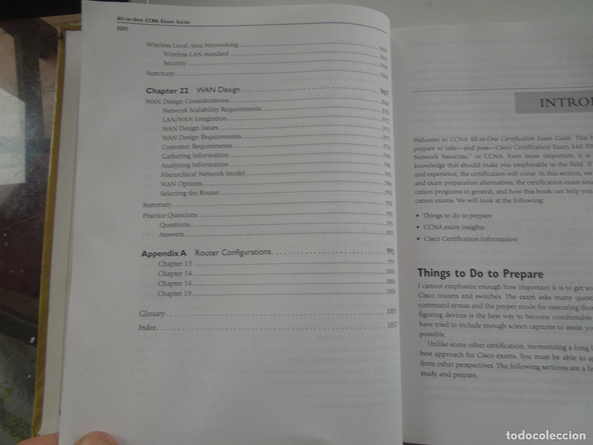 Libros de segunda mano: CCNA 2.0 - ROBERT E. LARSON - ALL IN ONE CON CD -MC GRAW HILL -2001 - EN INGLES - Foto 4