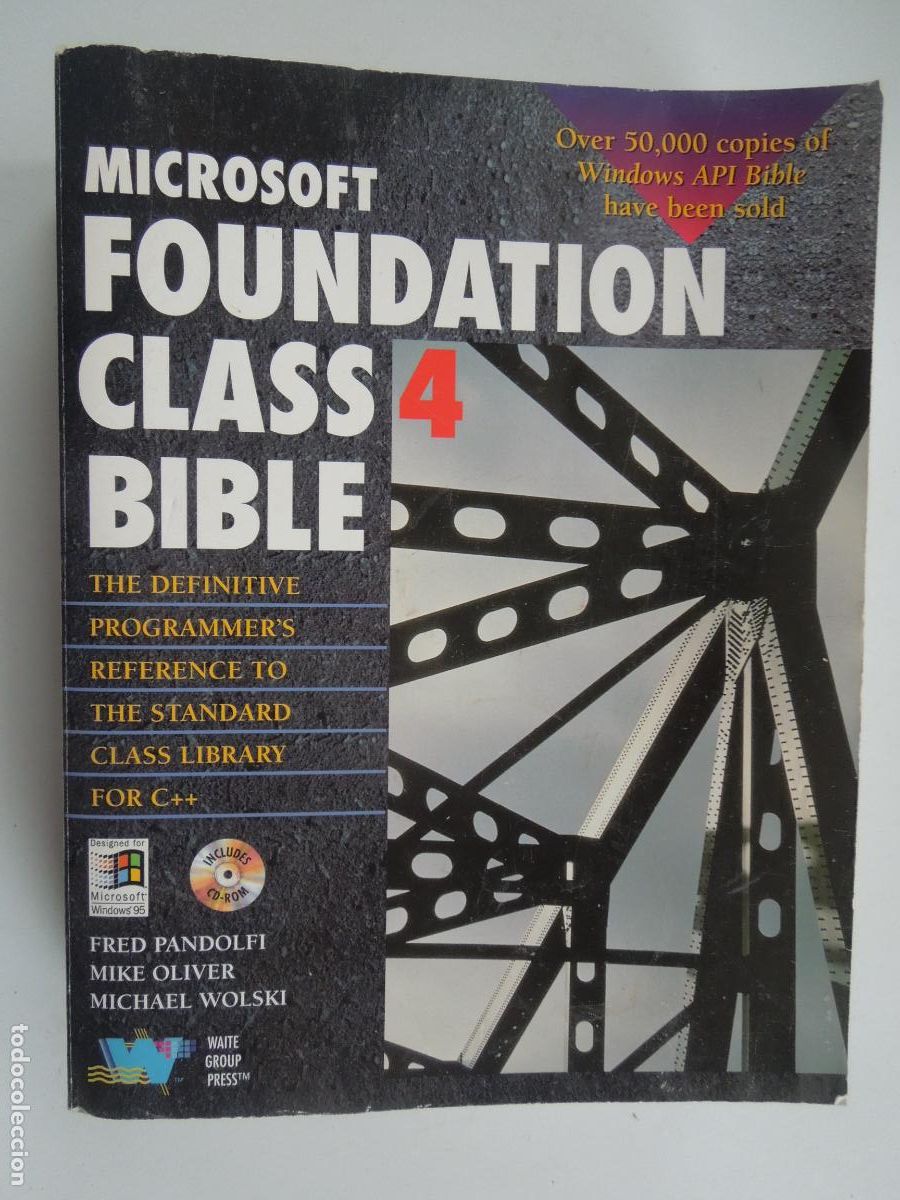 Libros de segunda mano: MICROSOFT , FOUNDATION CLASS 4 BIBLE - PRENTICE HALL- MITCHEL WAITE - 1996 - EN INGLES - Foto 1