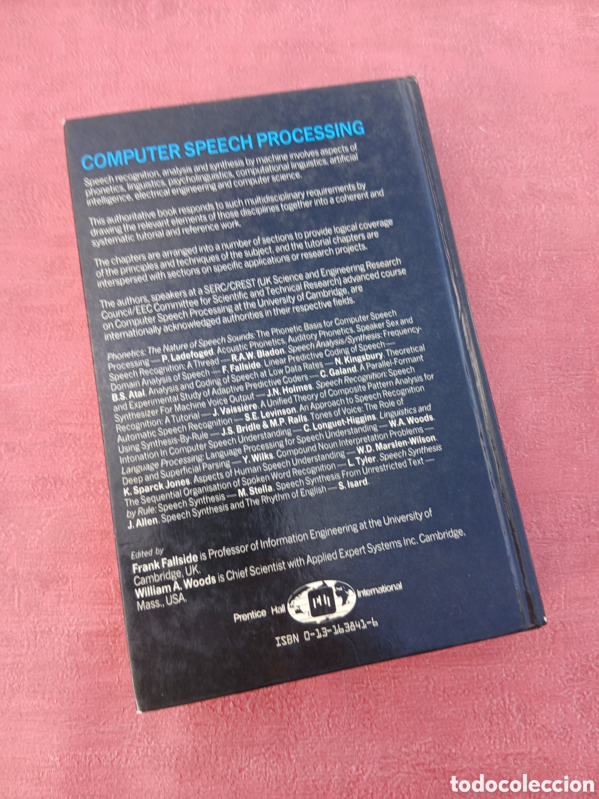 Libros de segunda mano: Computer Speech Processing. Frank Fallside y Willian A. Woods. - Foto 3