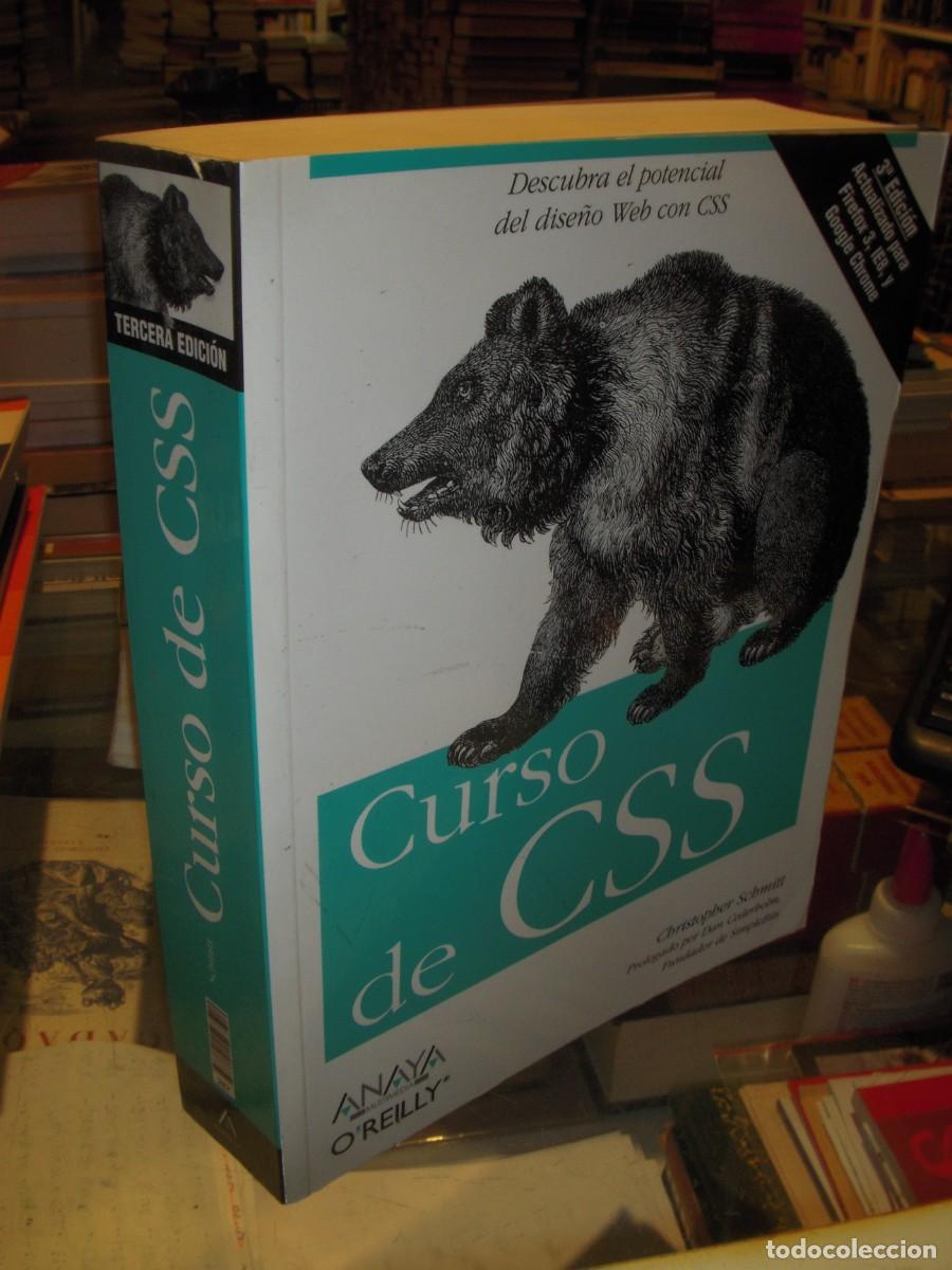 Libros de segunda mano: CURSO DE CSS - CHRISTOPHER SCHMITT - EDICIONES ANAYA, 2010 (BUEN ESTADO) - Foto 1