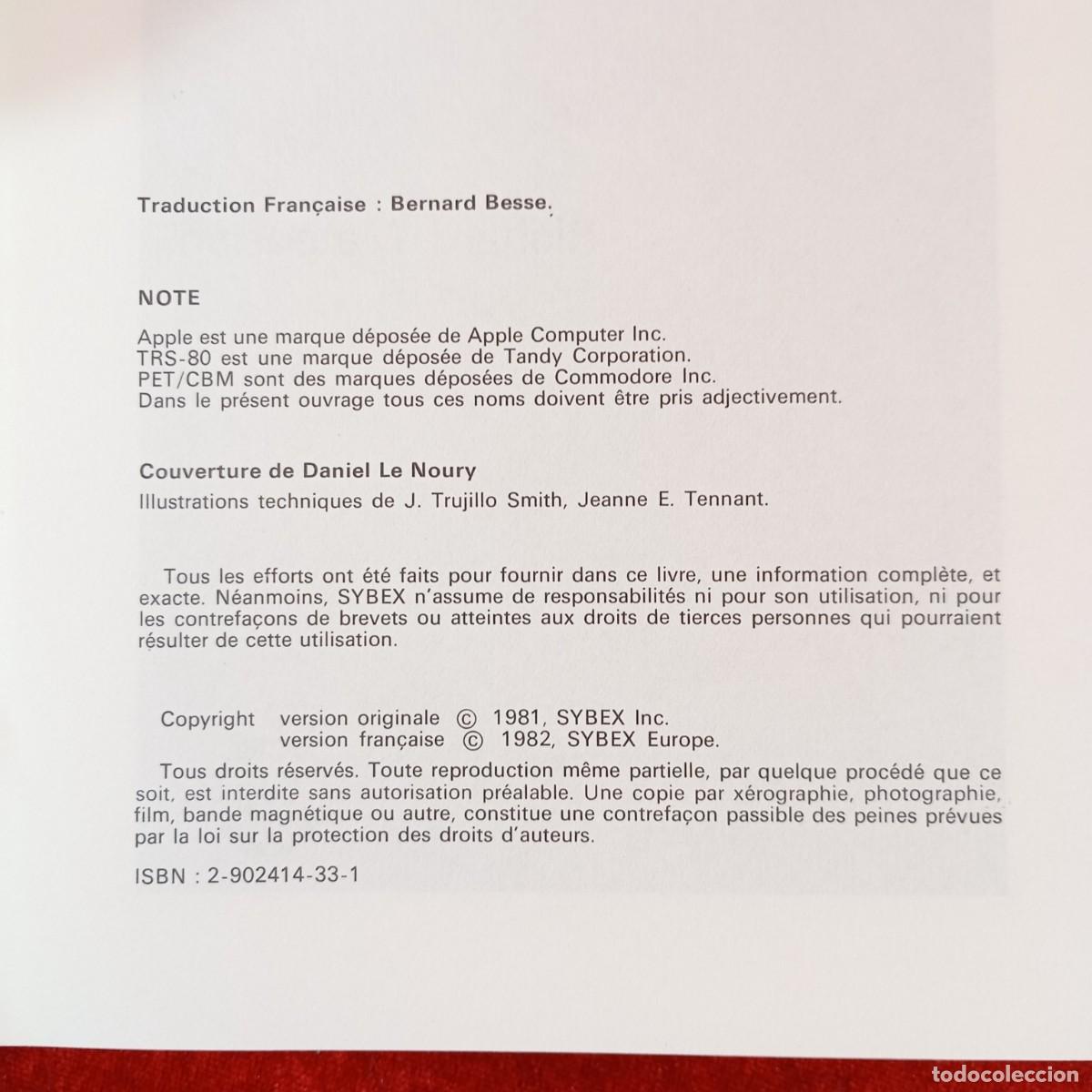 Libros de segunda mano: AU COEUR DES JEUX EN BASIC - RICHARD MATEOSIAN - SYBEX - 1982 / 1344 - Foto 4