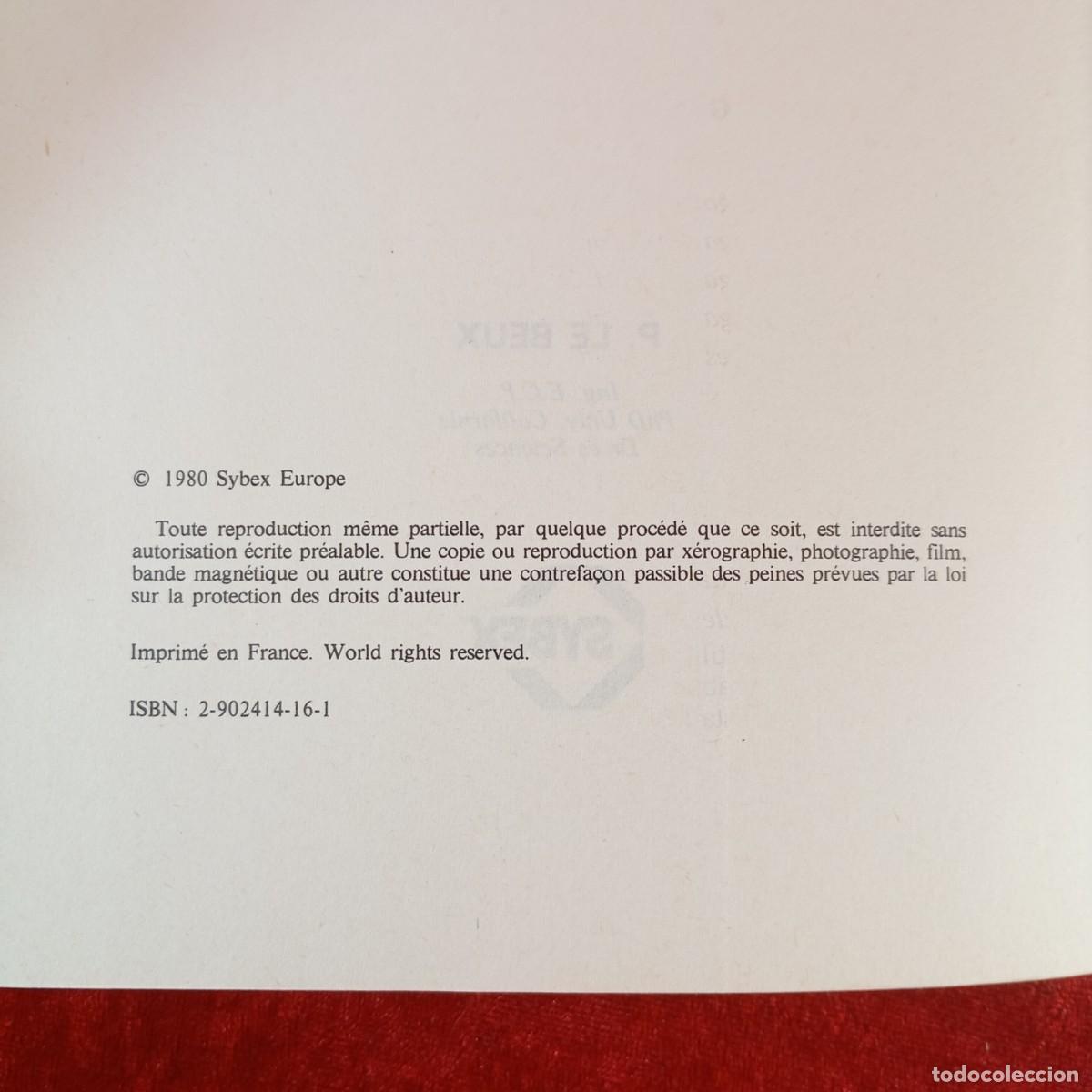 Libros de segunda mano: INTRODUCTION AU BASIC - PIERRE LEBEUX - SYBEX EUROPE - 1980 / 1766 - Foto 4