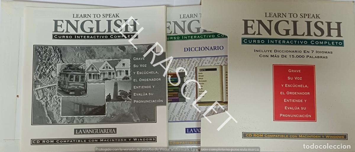 Libros de segunda mano: ENGLISH - CURSO INTERACTIVO COMPLETO- LA VANGUARDIA - EN CD ROM - Foto 3