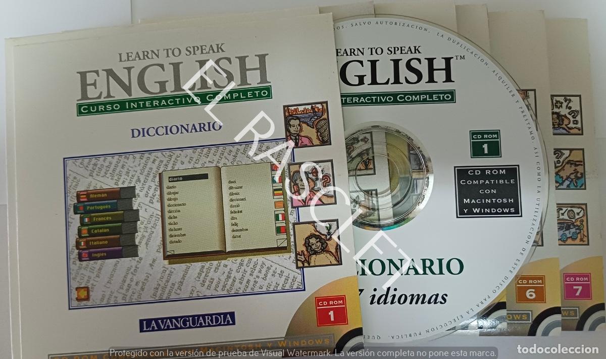 Libros de segunda mano: ENGLISH - CURSO INTERACTIVO COMPLETO- LA VANGUARDIA - EN CD ROM - Foto 5