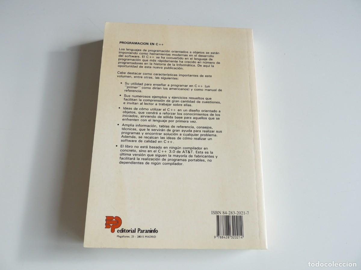Libros de segunda mano: Programaci&oacute;n en C++ Enrique y Jos&eacute; Hernandez Orallo - Foto 7