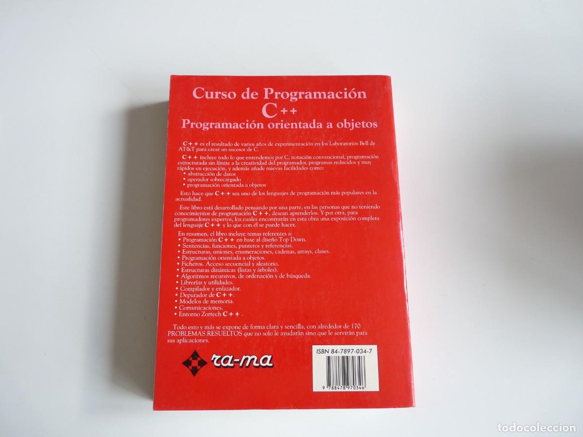 Libros de segunda mano: Curso de Programaci&oacute;n C++ Fco. Javier Ceballos Programaci&oacute;n orientada a los objetos - Foto 8