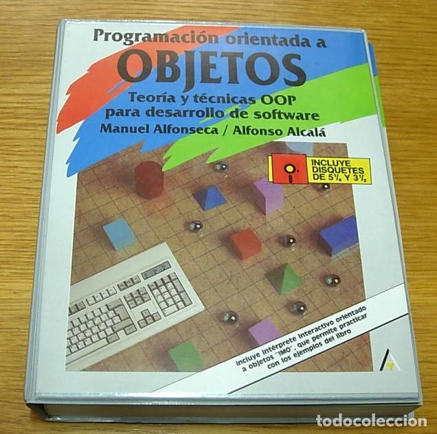 Libros de segunda mano: Libro PROGRAMACION ORIENTADA A OBJETOS Ediciones Anaya 1992 Incluye Disquetes 5 1/4 y 3 1/2 - Foto 1
