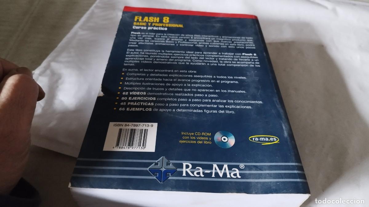 Libros de segunda mano: FLASH 8 CURSO PRACTICO / JOSE LUIS OROS / CMA34 / RA-MA - Foto 3