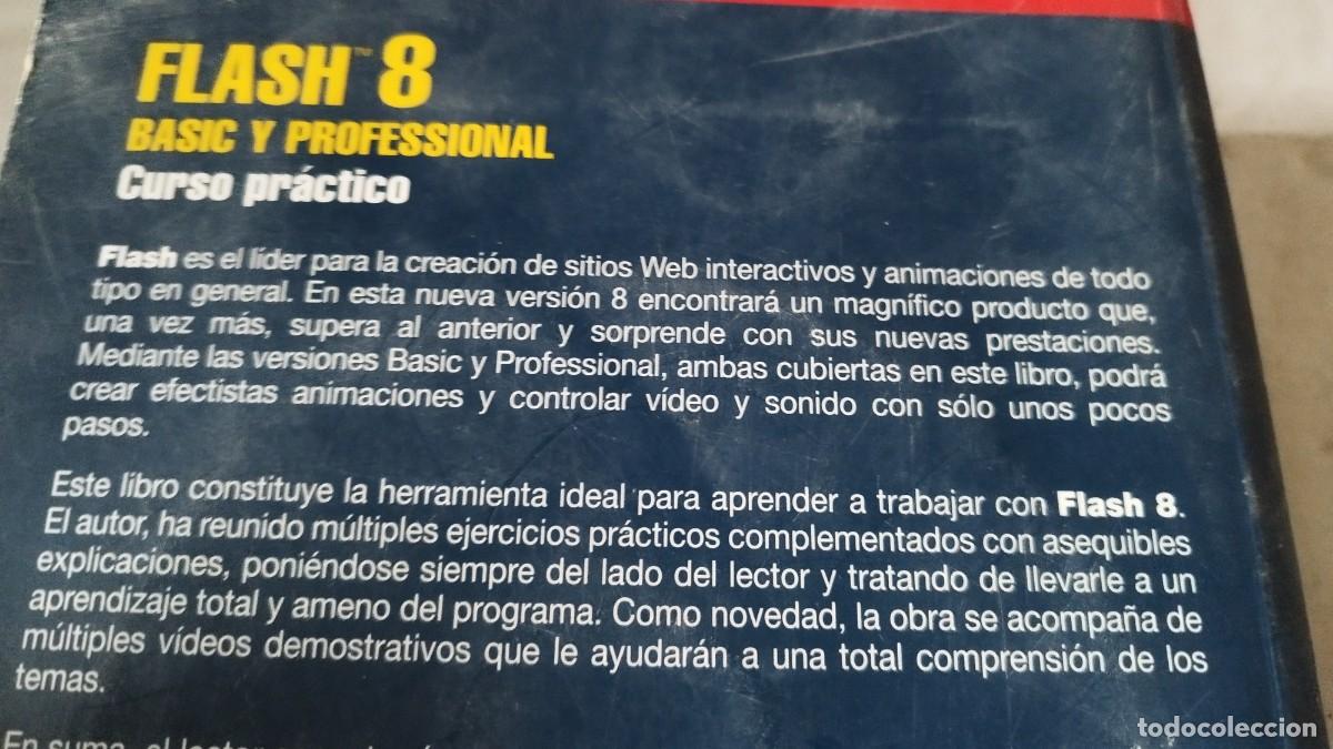 Libros de segunda mano: FLASH 8 CURSO PRACTICO / JOSE LUIS OROS / CMA34 / RA-MA - Foto 4