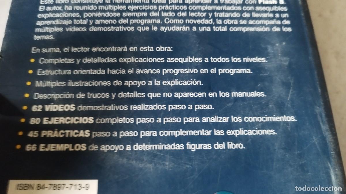 Libros de segunda mano: FLASH 8 CURSO PRACTICO / JOSE LUIS OROS / CMA34 / RA-MA - Foto 5