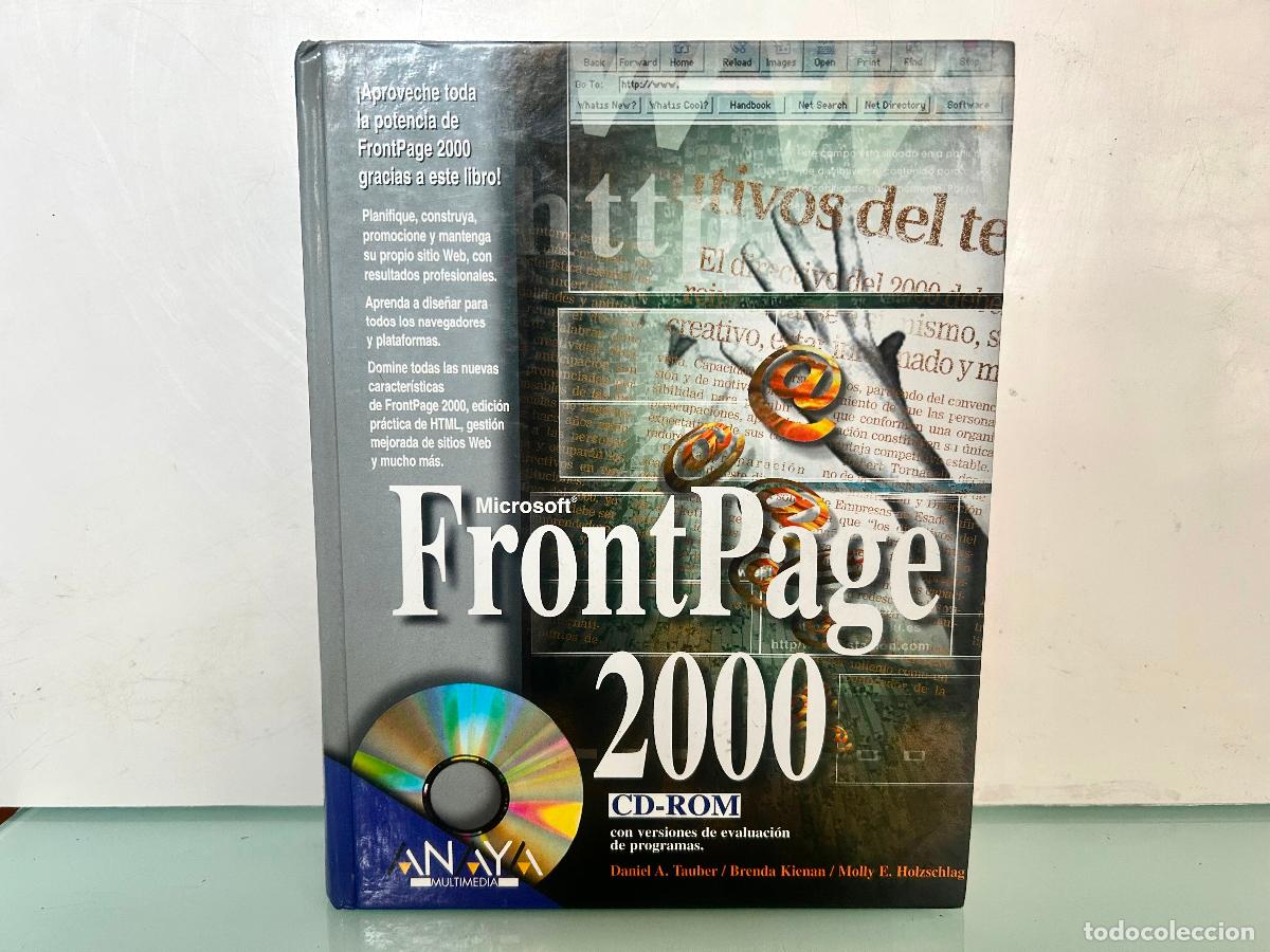 Libros de segunda mano: FRONTPAGE 2000 + CD ROM- LIBRO INFORMATICA VINTAGE-ANAYA FRONT PAGE PC LA BIBLIA - Foto 1