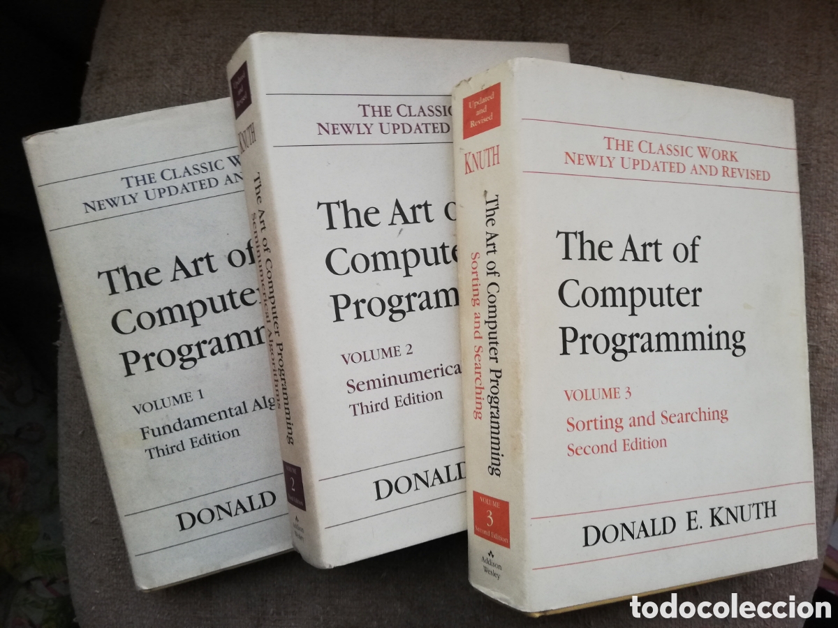 Libros de segunda mano: The art of computer programming. Volume 1, 2 & 3. Donald E. Knuth - Foto 2