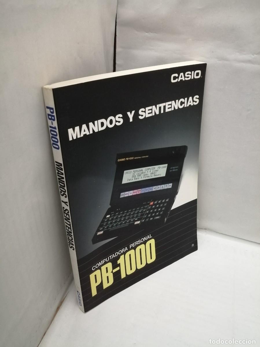 Libros de segunda mano: Computadora personal PB-1000: Mandos y sentencias (SOLO LIBRO) - Foto 3