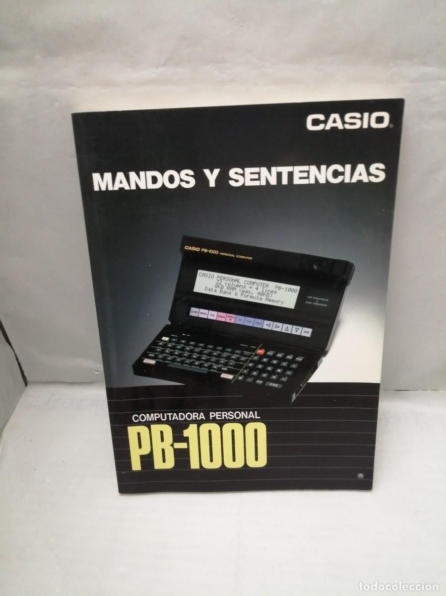 Libros de segunda mano: Computadora personal PB-1000: Mandos y sentencias (SOLO LIBRO) - Foto 1