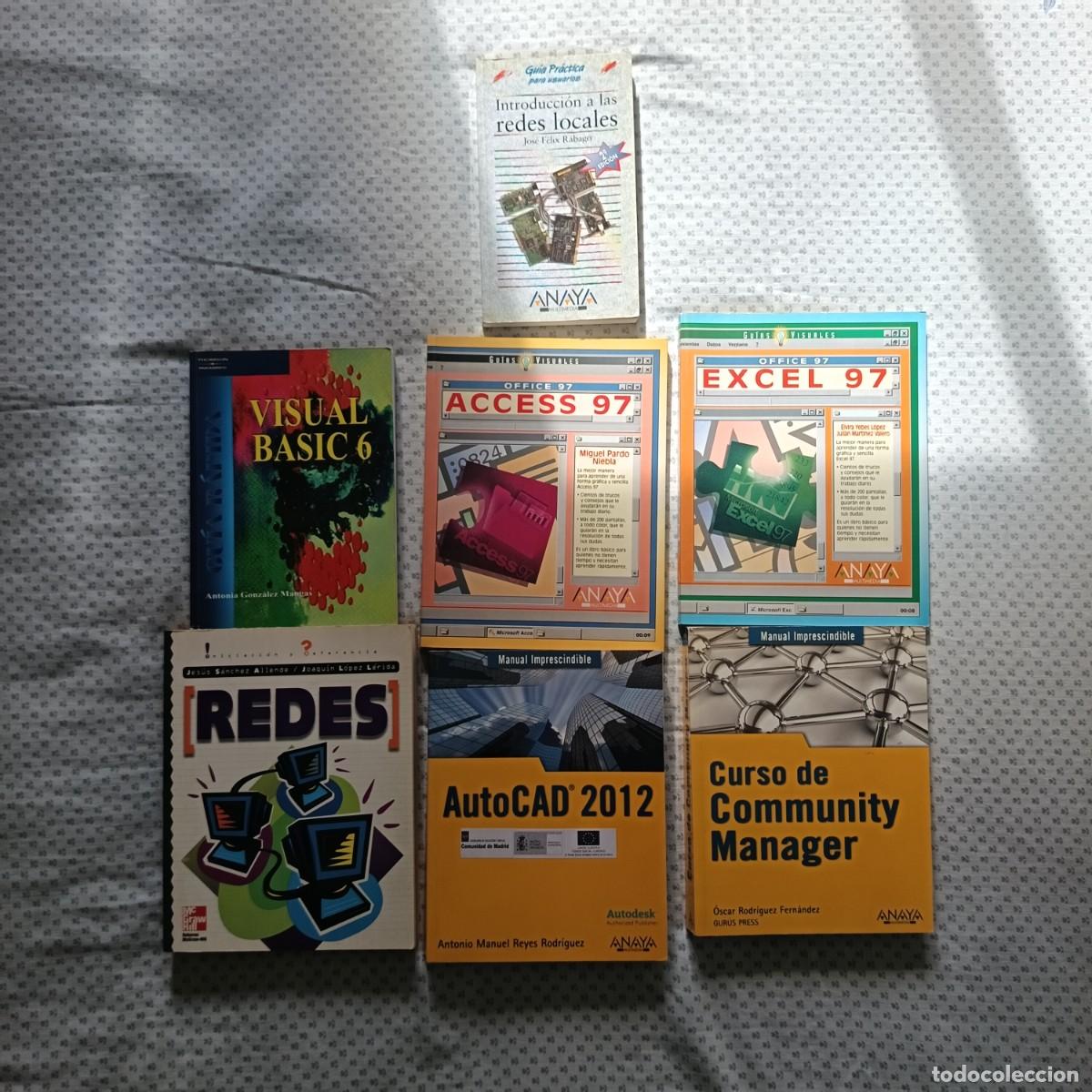 Libros de segunda mano: LOTE LIBROS DE INFORMATICA A&Ntilde;OS 90 Y S XX( REDES, VISUAL BASIC, AUTOCAD, ETC) - Foto 1