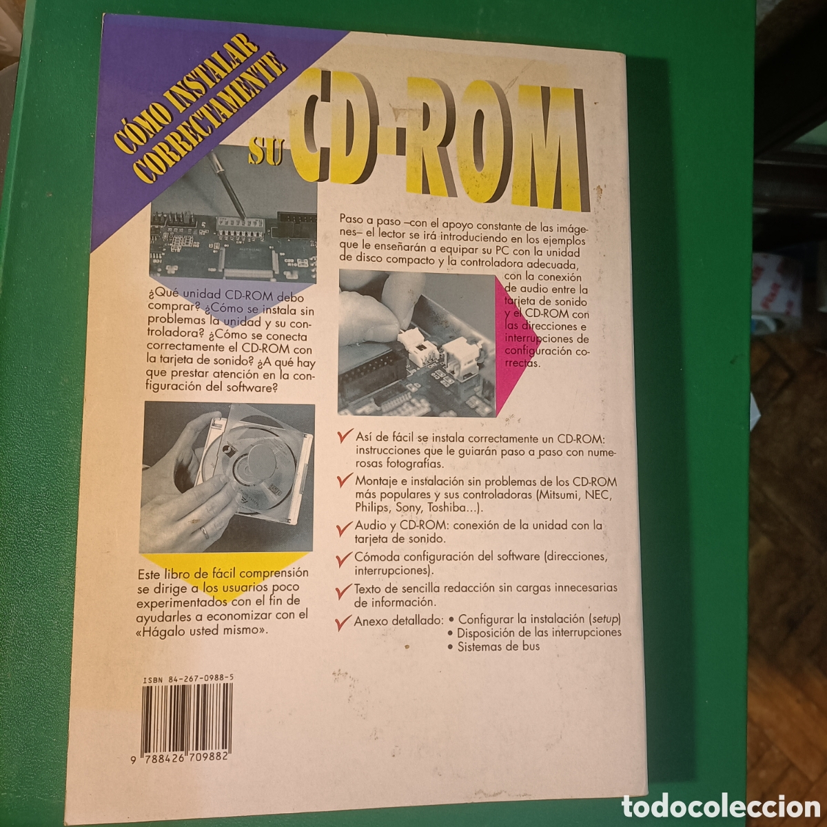 Libros de segunda mano: Como instalar correctamente su cd rom Thomas Jungluth marcombo 1994 - Foto 3