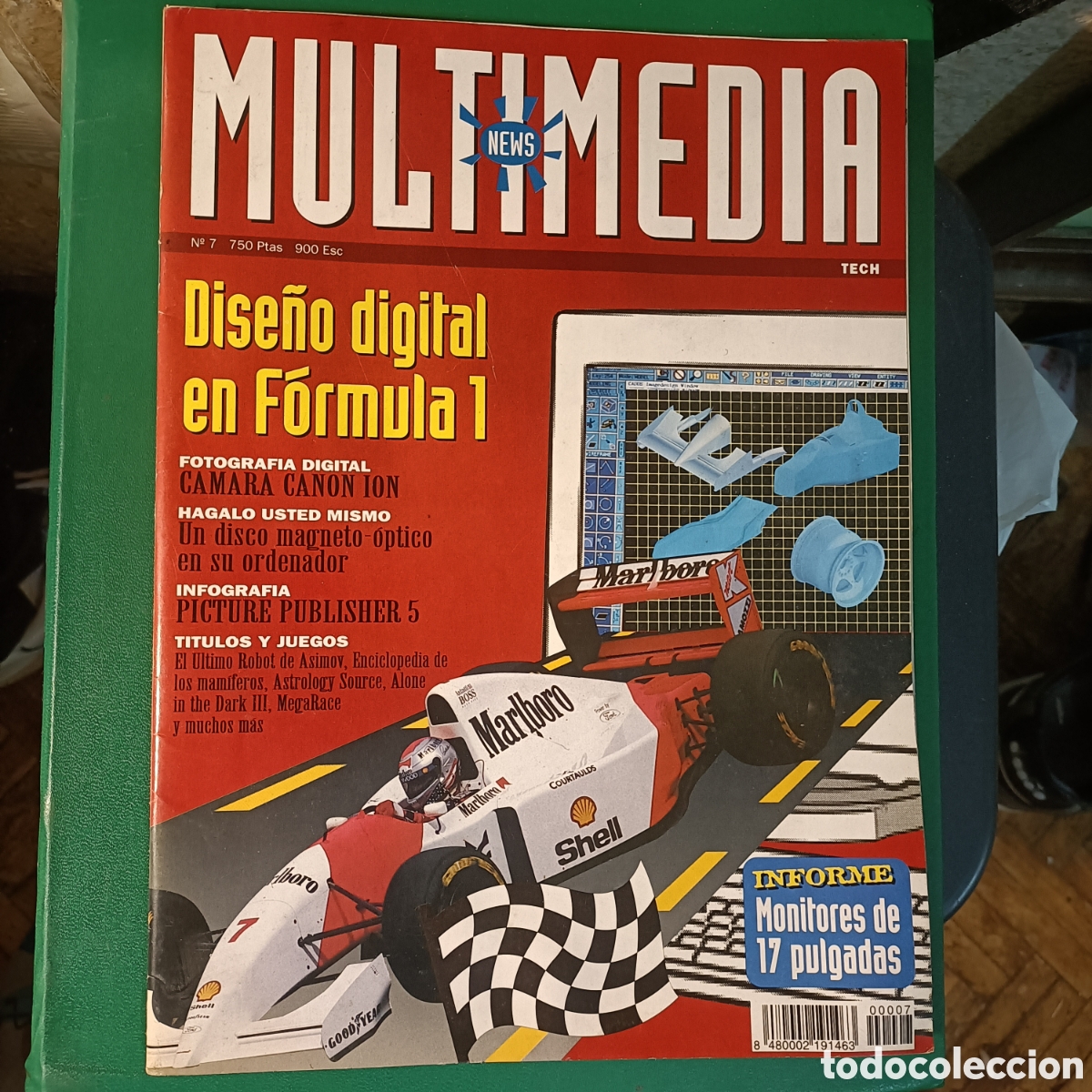 Libros de segunda mano: Revista multimedia n&deg;7 dise&ntilde;o f&oacute;rmula 1 - Foto 1