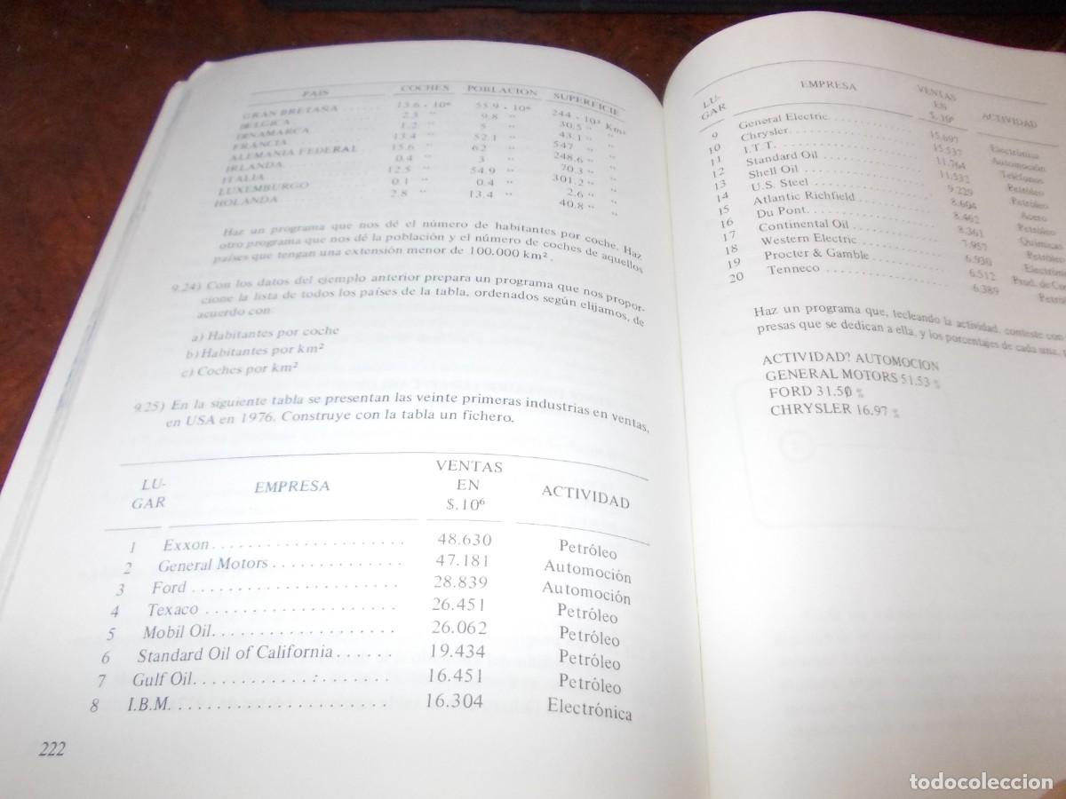 Libros de segunda mano: Basic b&aacute;sico curso de programaci&oacute;n. 1.986 pastas y lomo en mal estado, interior aceptable - Foto 11