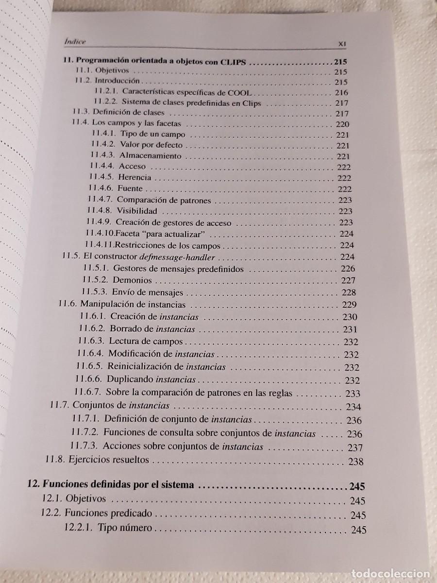 Libros de segunda mano: PROGRAMACION EN LENGUAJE CLIPS ANTONIO CALVO CUENCA SISTEMAS BASADOS EN REGLAS INFORMATICA - Foto 5