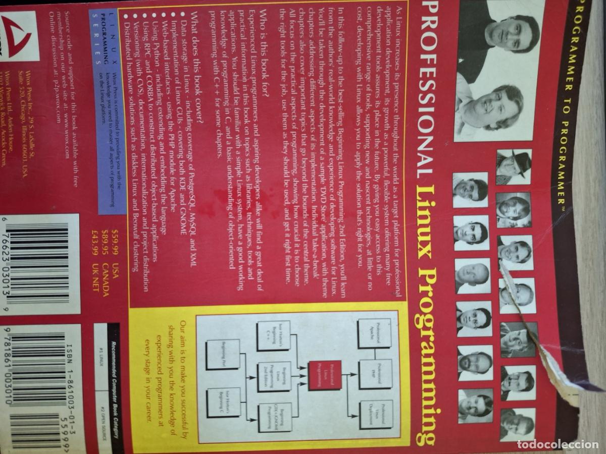 Libros de segunda mano: PROFESSIONAL LINUX PROGRAMMING. - MATTHEW/STONES, Neil/Richard. - Foto 1