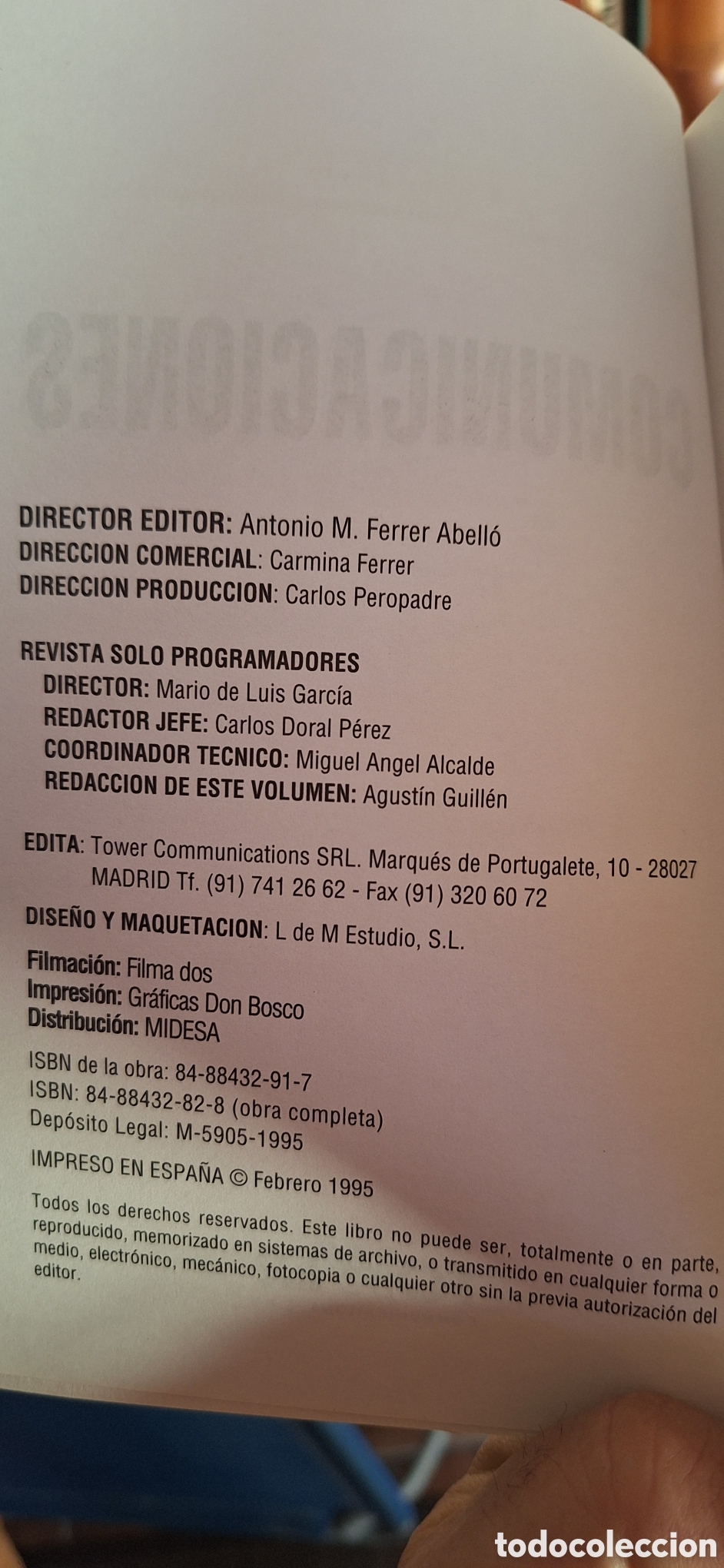 Libros de segunda mano: COMUNICACIONES- TOWER COMMUNICATIONS S.R.L.-1995 - Foto 3