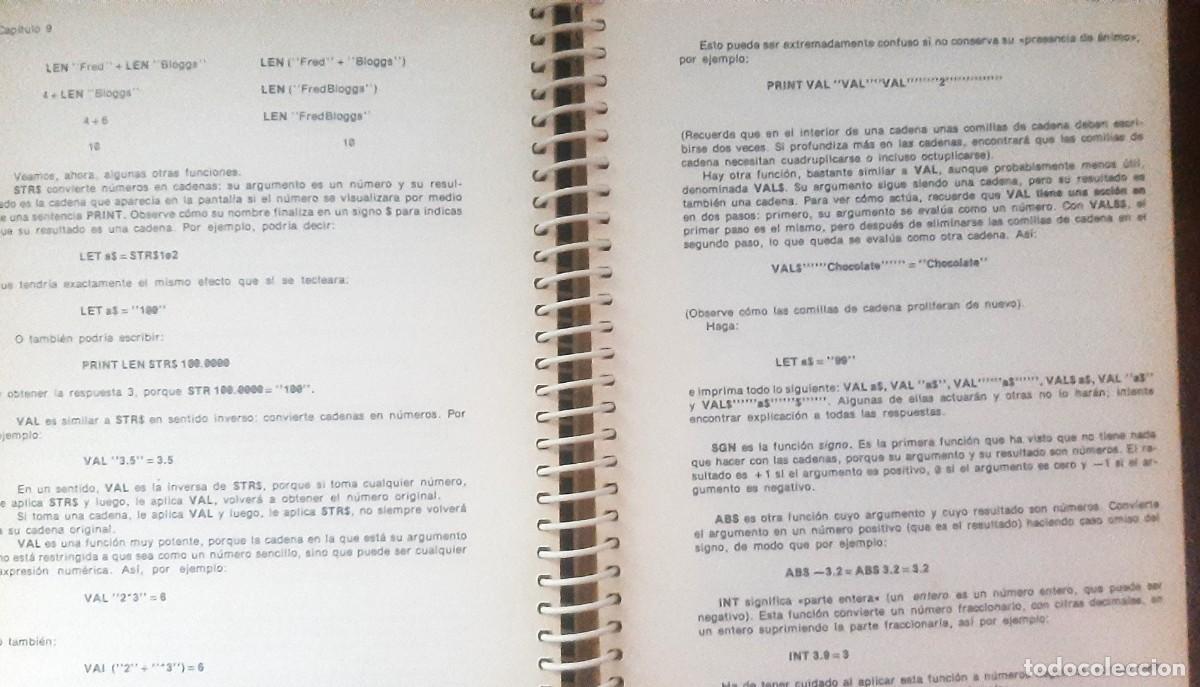 Libros de segunda mano: PACK 2 Libros Sinclair ZX Spectrum Introduction / Basic Programming (Texto en espa&ntilde;ol) - 1983 - Foto 5
