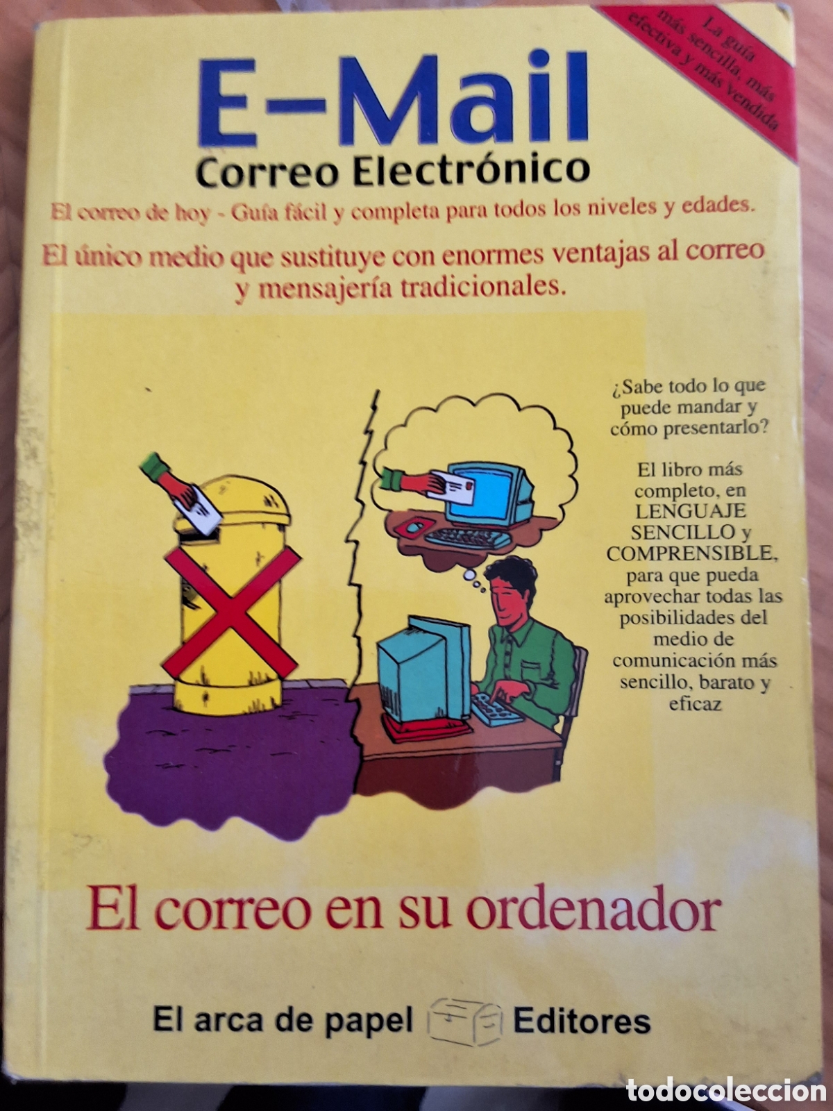 Libros de segunda mano: E-mail libro informatica a&ntilde;o 2001 edita arca de papel - Foto 1