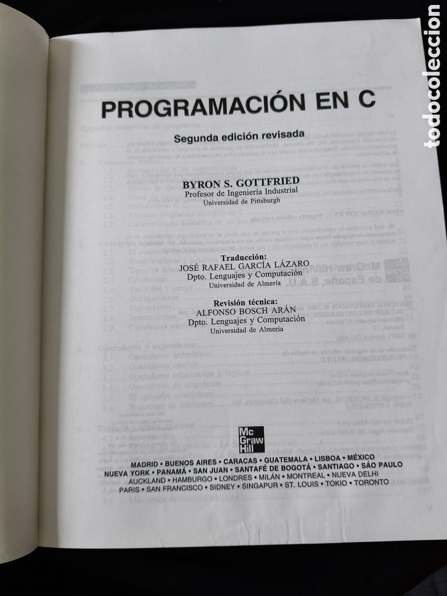 Libros de segunda mano: Programaci&oacute;n en C Schaum - Foto 3