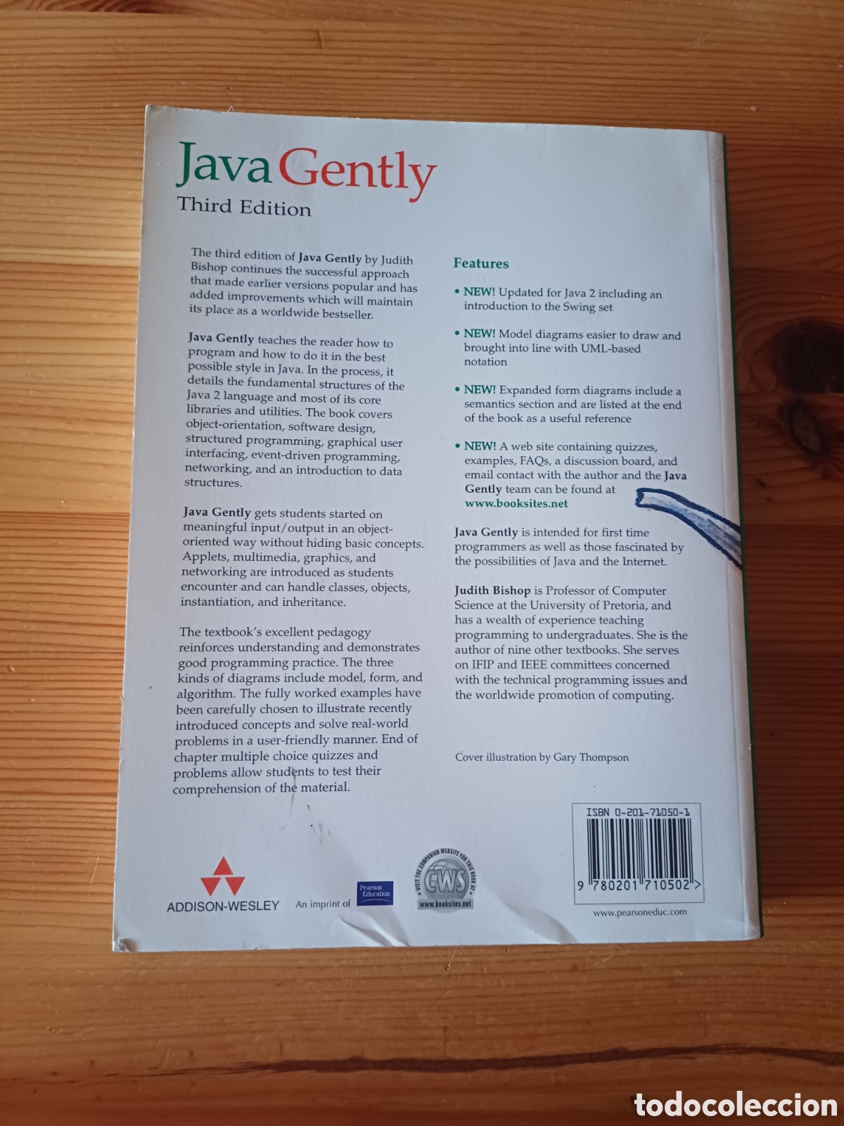 Libros de segunda mano: Java Gently Judith Bishop - informatica prgramacion - Foto 2