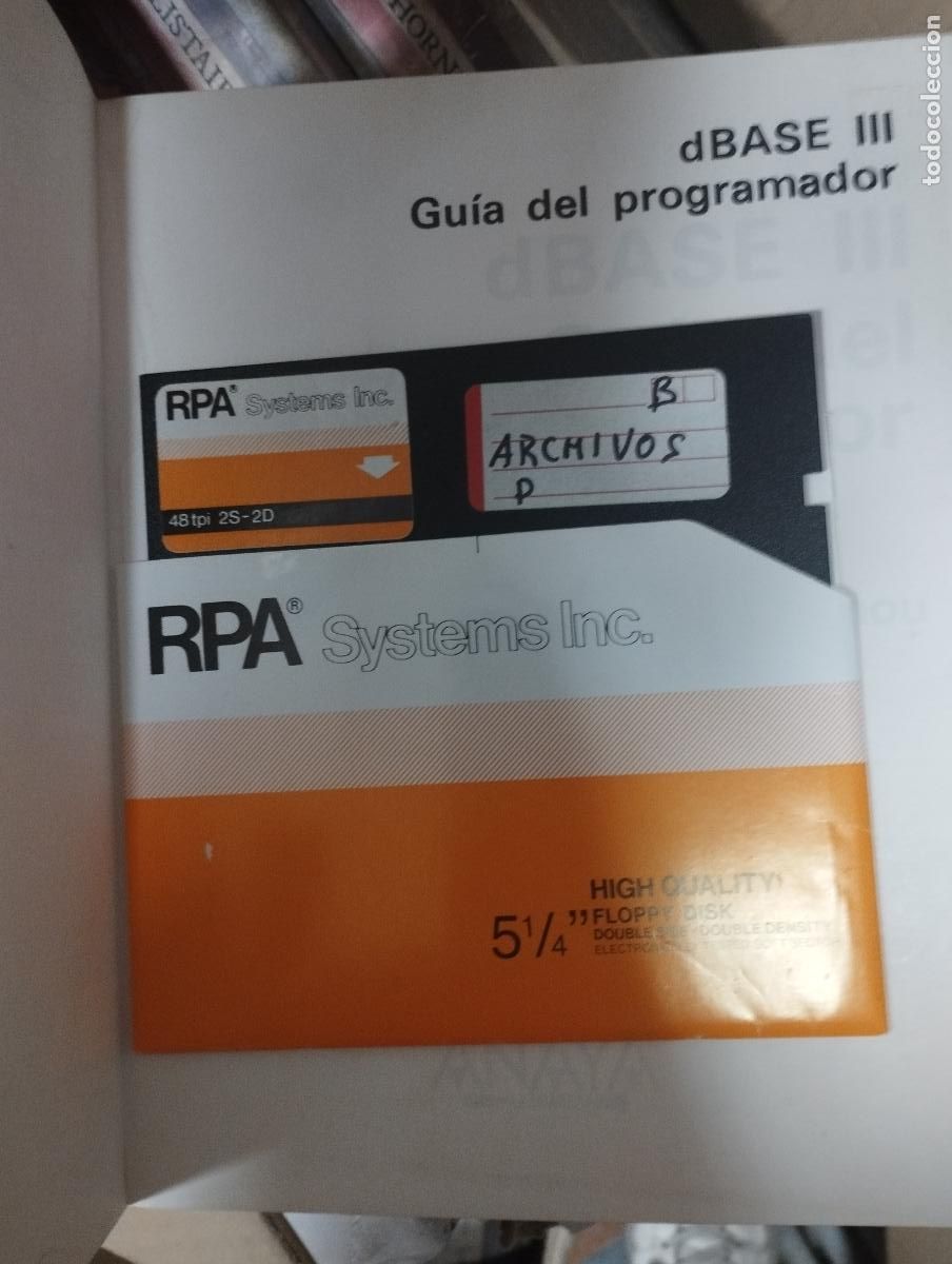Libros de segunda mano: INFORMATICA D BASE III , GUIA DEL PROGRAMADOR - Foto 2