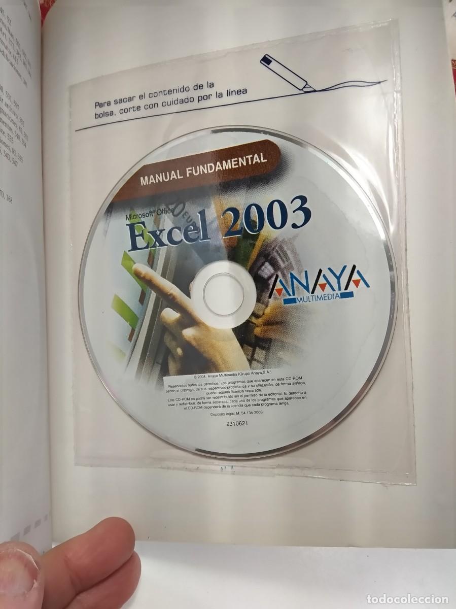 Libros de segunda mano: MICROSOT OFFICE EXCEL 2003. Incluye CD-ROM. VV.AA. Edita Anaya en 2003. - Foto 2